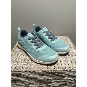 New Vionic Women's Shay II Walking Sneakers Shoes Size 11 Seafoam Blue Slip On